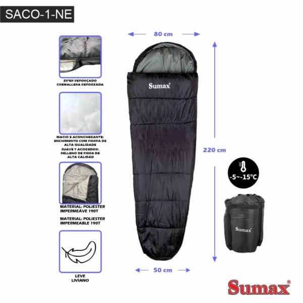 Saco de Dormir - SACO-1-NE - Imagen 3